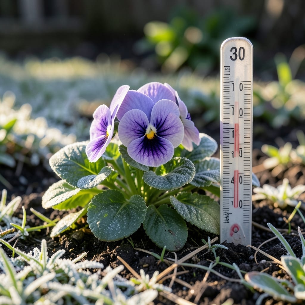 Low Temp for Pansies: Cold Hardy Care for Early Blooms Low Temp for Pansies: Cold Hardy Care for Early Blooms