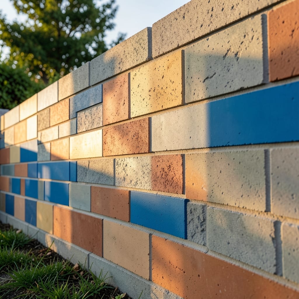 Decorative Concrete Block Wall