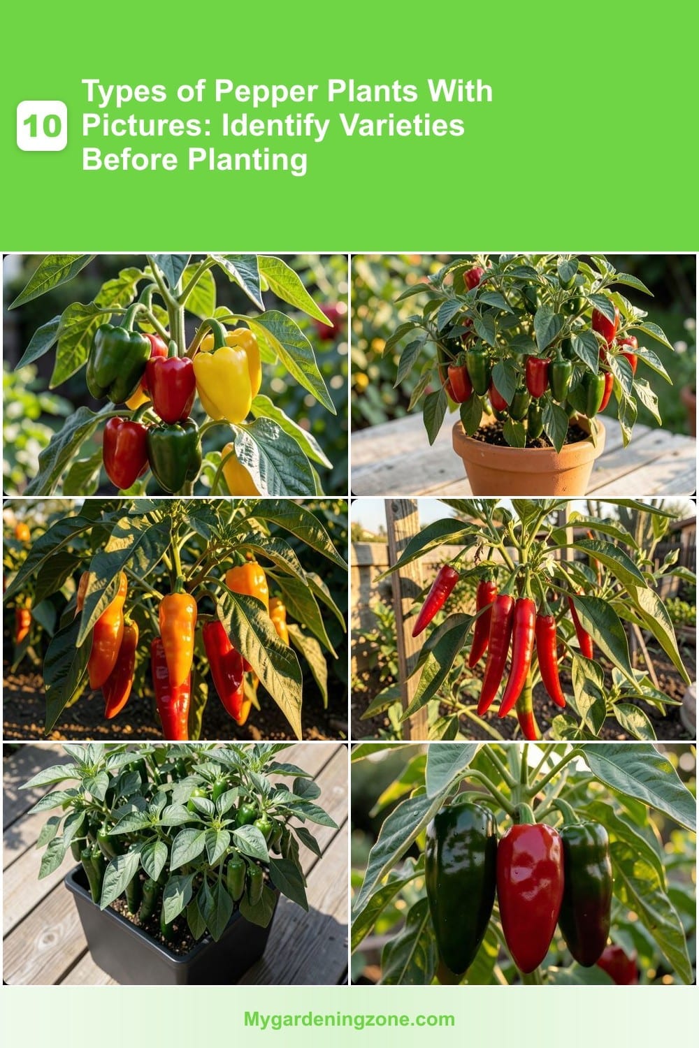 10 Types of Pepper Plants With Pictures: Identify Varieties Before Planting