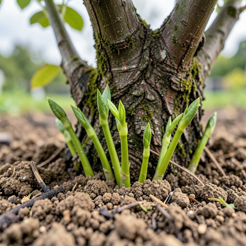 Basal Rose Shoots from Crown