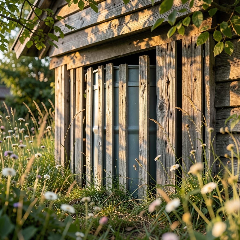 Rustic Wooden Slat Wrap