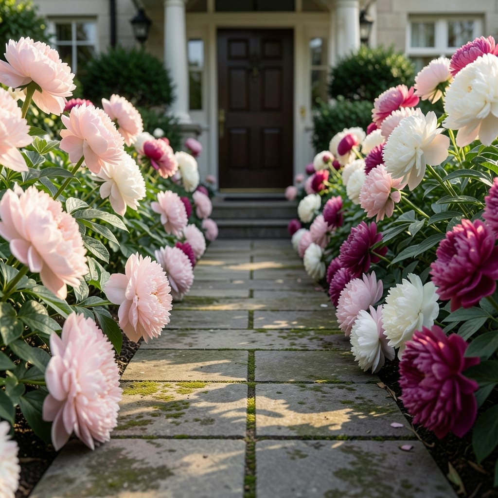 Classic Peony Border Garden