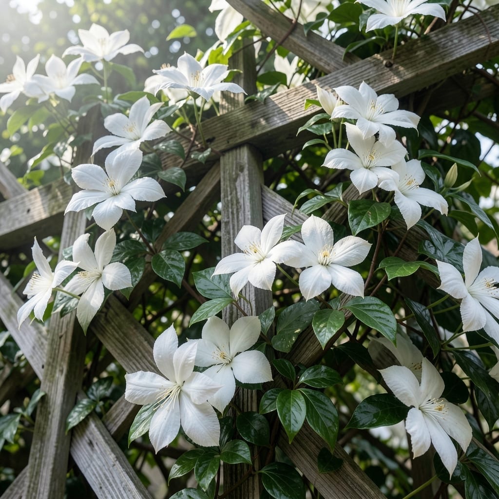 Clematis Armandii for Dramatic Blooms