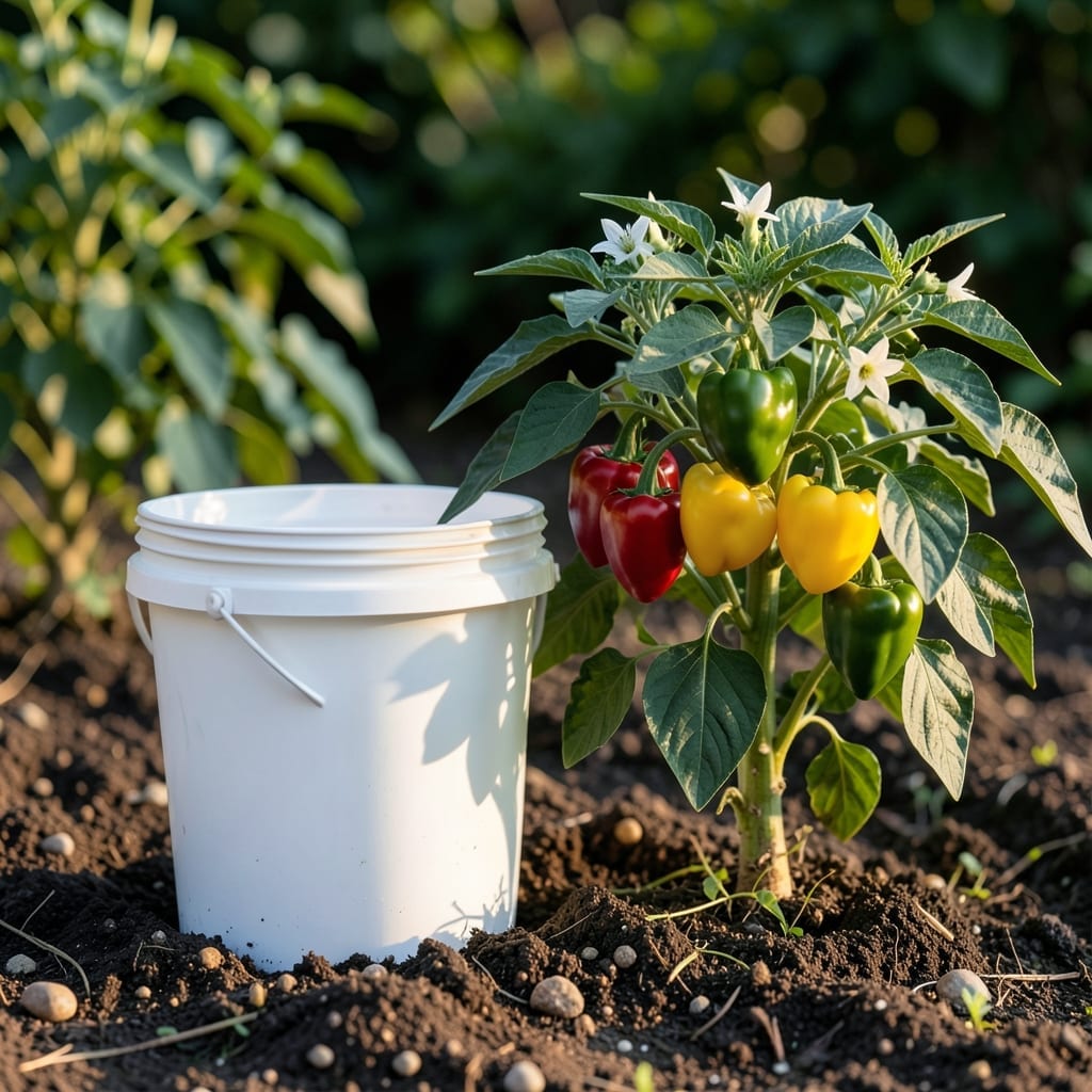 How Many Bell Pepper Plants Per 5 Gallon Bucket: Maximize Yield in Small Spaces