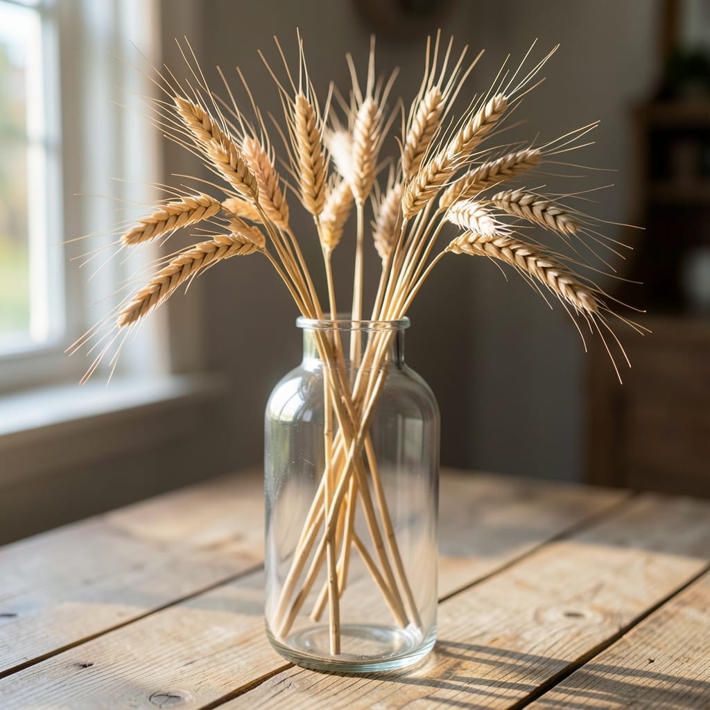 Dried Wheat Stalks