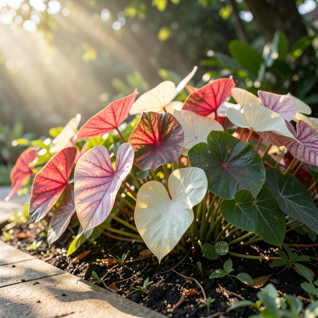 Caladiums for Tropical Flair
