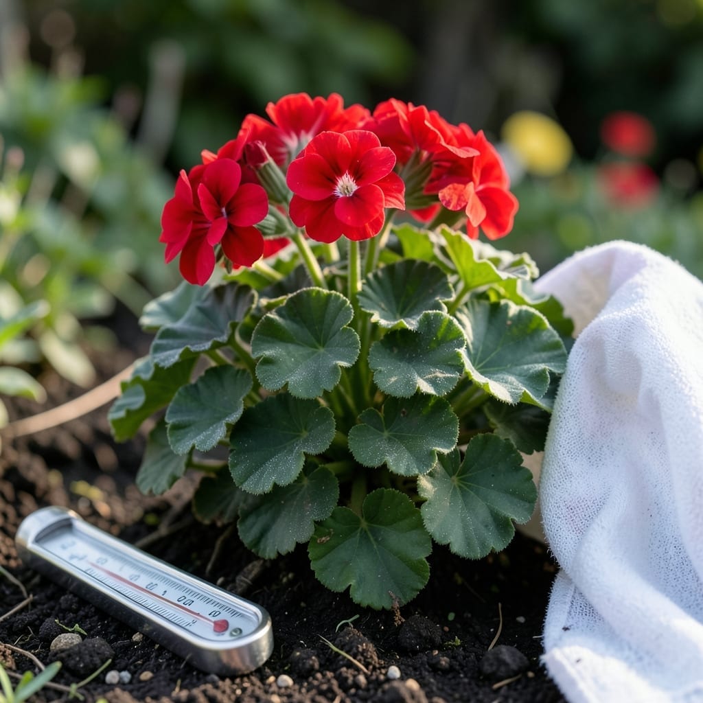 Lowest Temperature for Geraniums: Survive Cold Snaps with These Tips