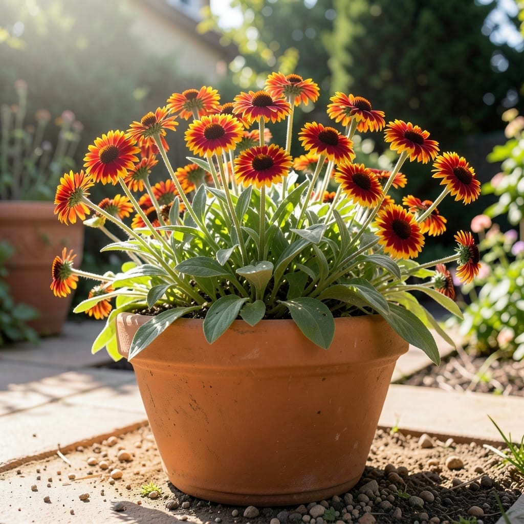 Gaillardia in Container Displays