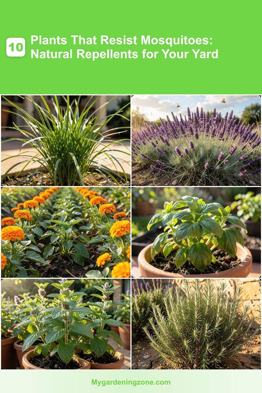 10 Plants That Resist Mosquitoes: Natural Repellents for Your Yard