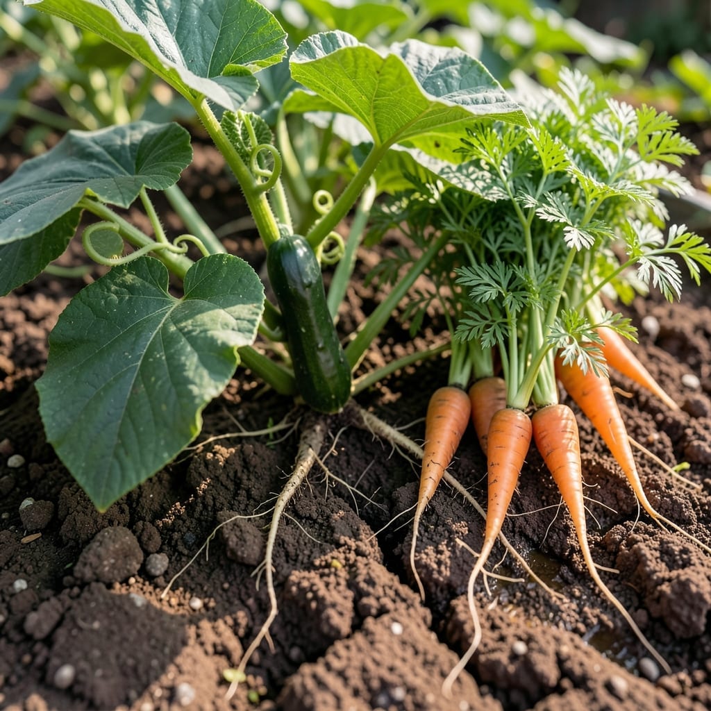 Carrots for Loosening Soil