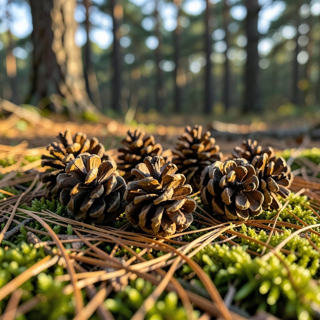 Pine Cones from Pine Trees