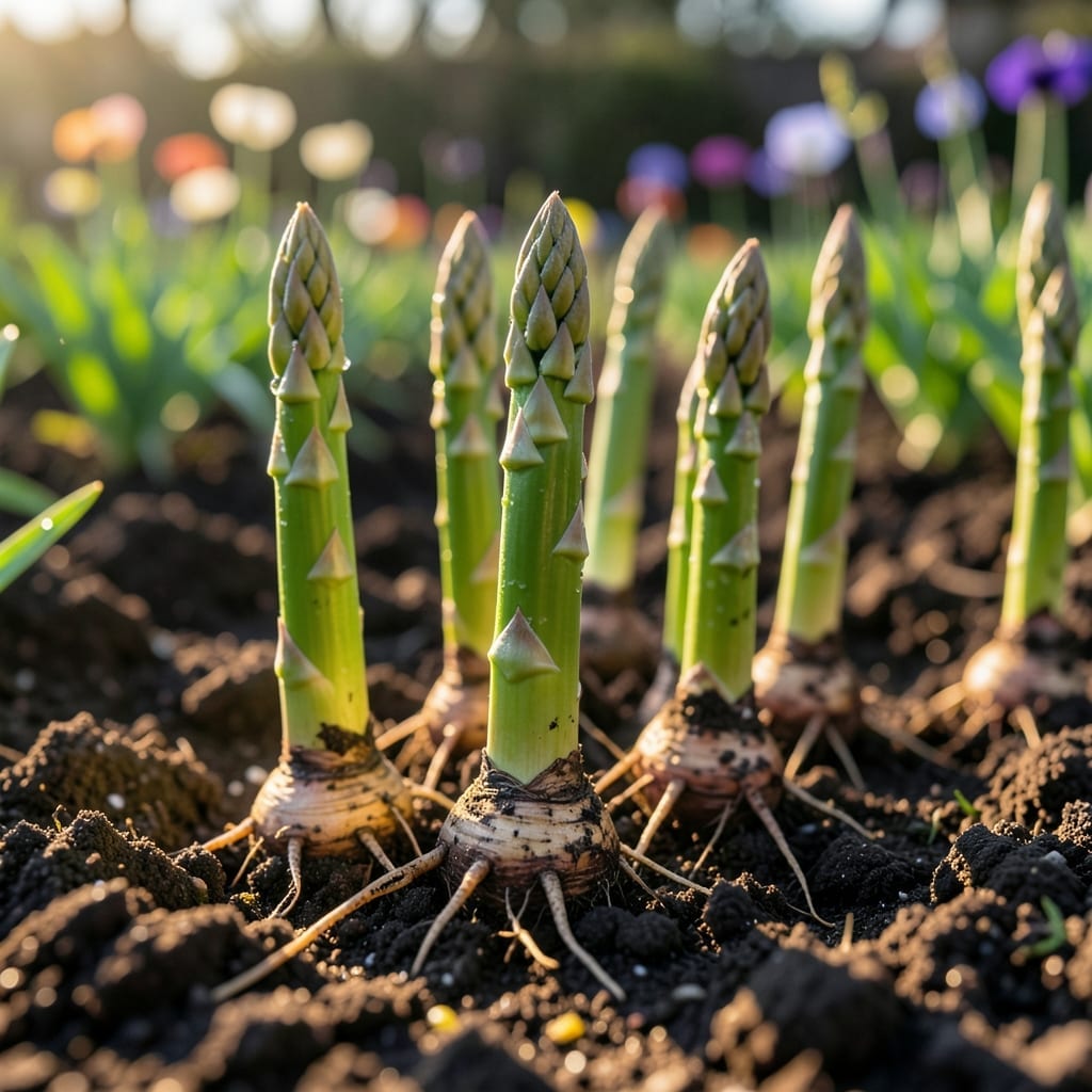 Asparagus Crowns for Spring Harvests