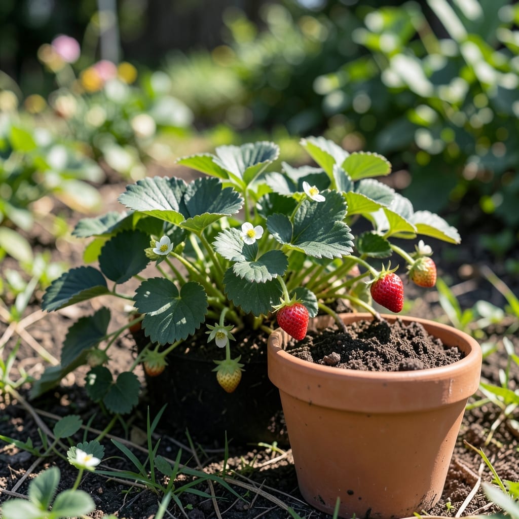 What Size Pot for Strawberry Plant: Minimum Dimensions for Maximum Yield What Size Pot for Strawberry Plant: Minimum Dimensions for Maximum Yield