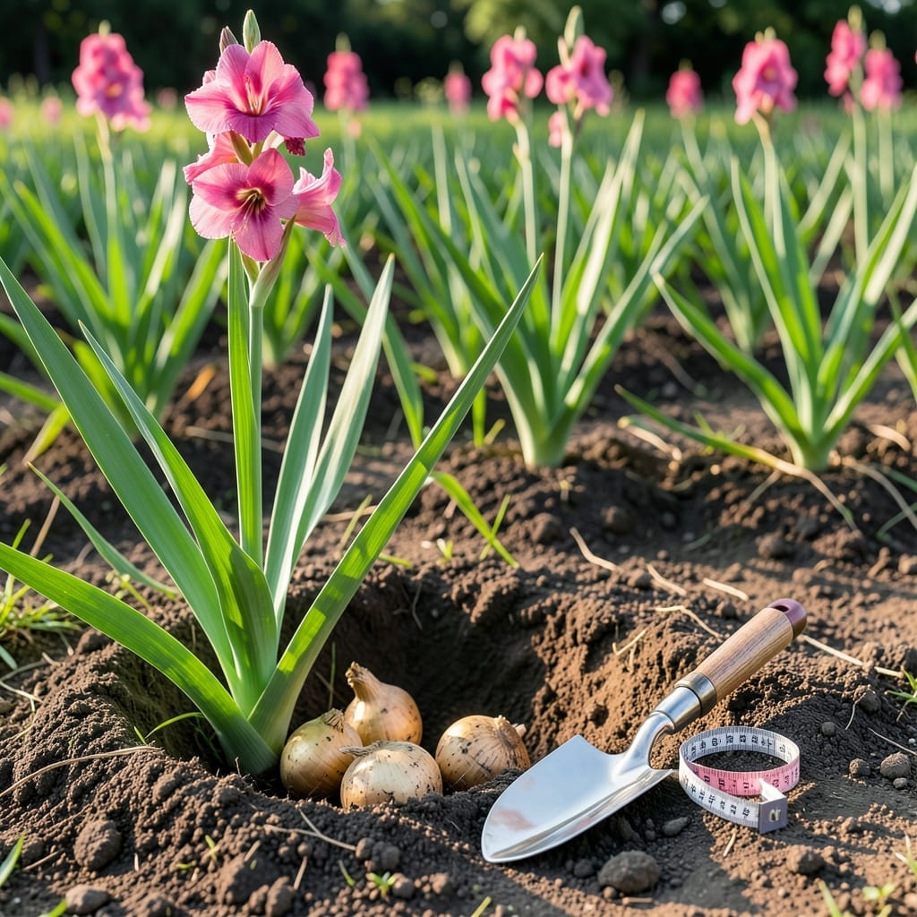 How Deep Gladiolus Bulbs: Planting Depth for Best Blooms