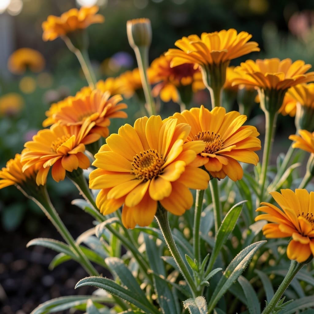 Calendula in Golden Hues