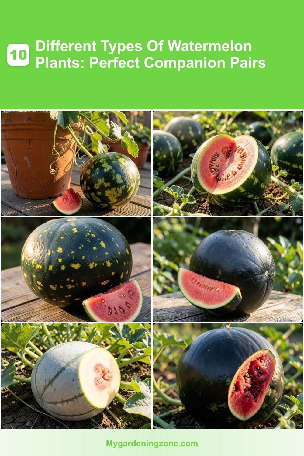 10 Different Types Of Watermelon Plants: Perfect Companion Pairs 10 Different Types Of Watermelon Plants: Perfect Companion Pairs