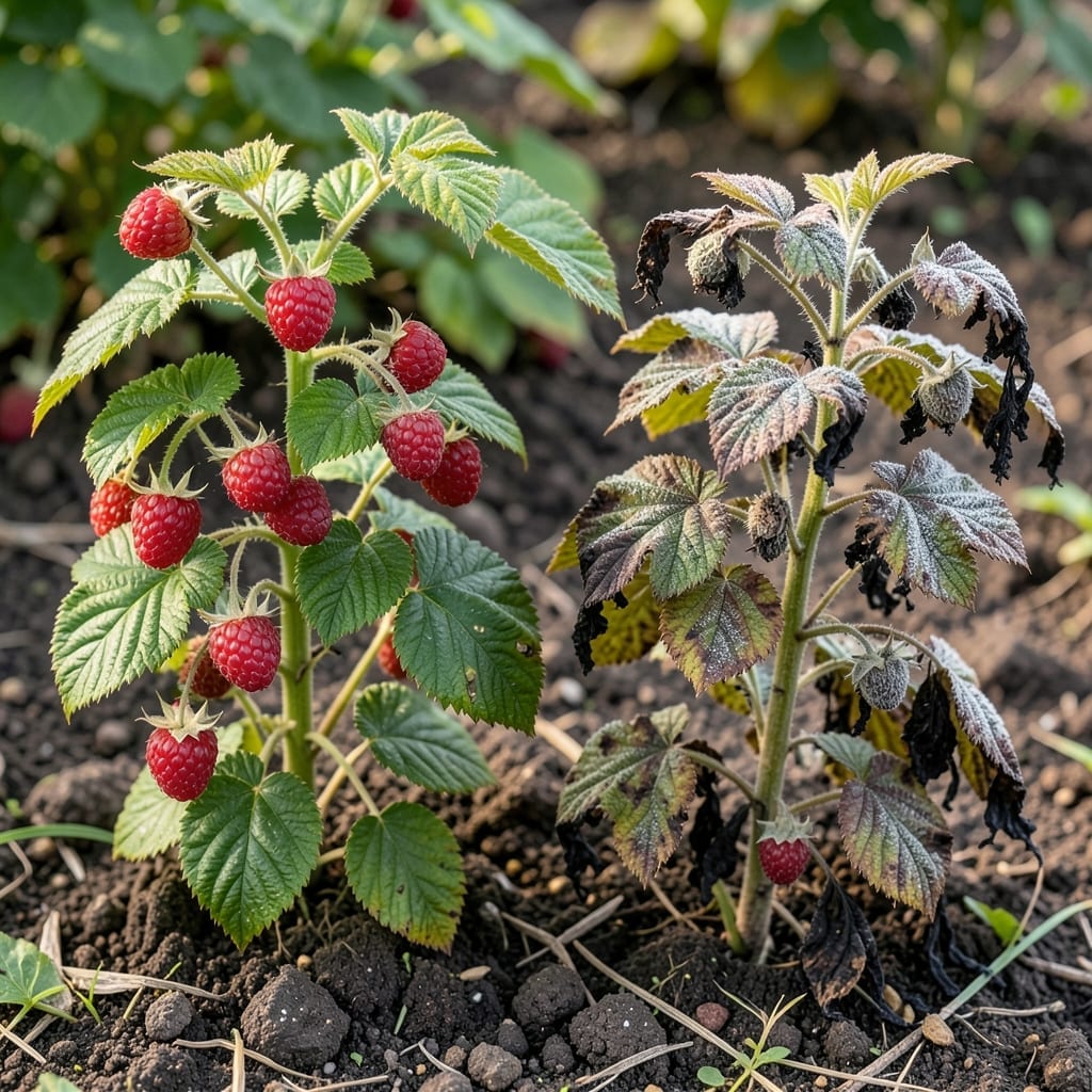 Raspberry Diseases Images: Visual Guide to Early Identification and Control