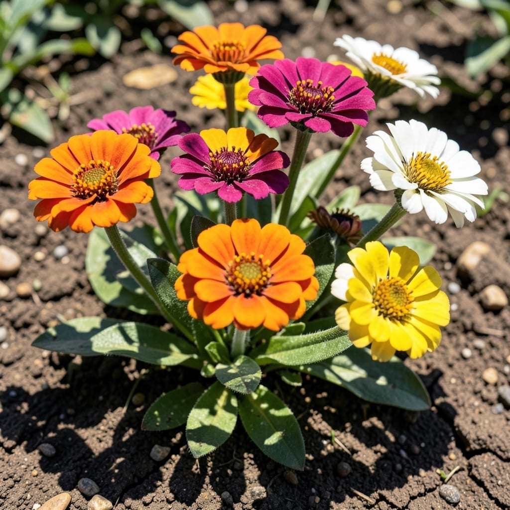 Compact Zinnia Thumbelina