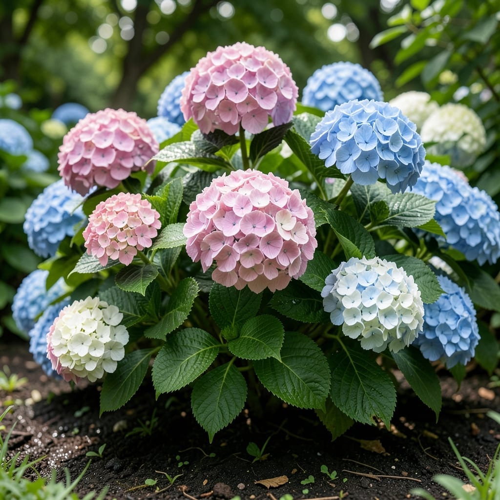 Hydrangea Flowering Bushes
