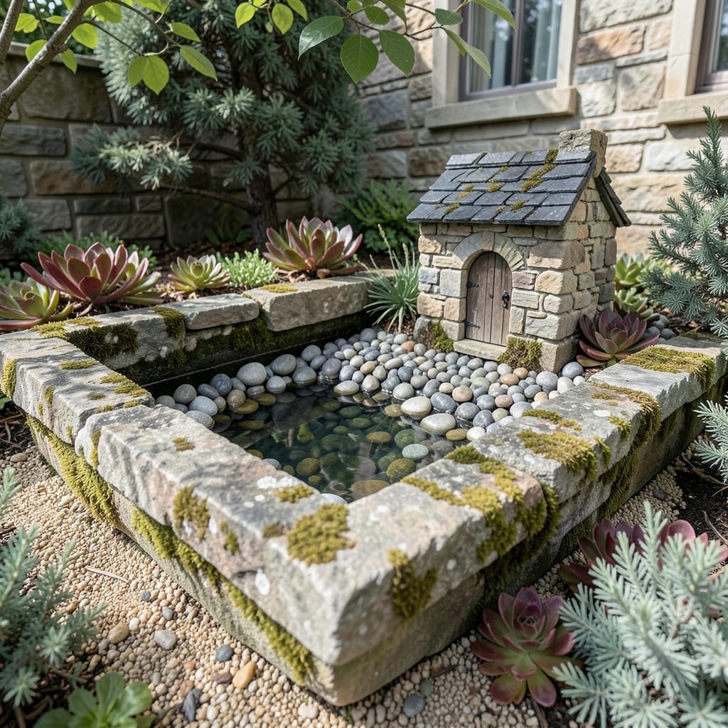 Stone Trough Fairy Landscape