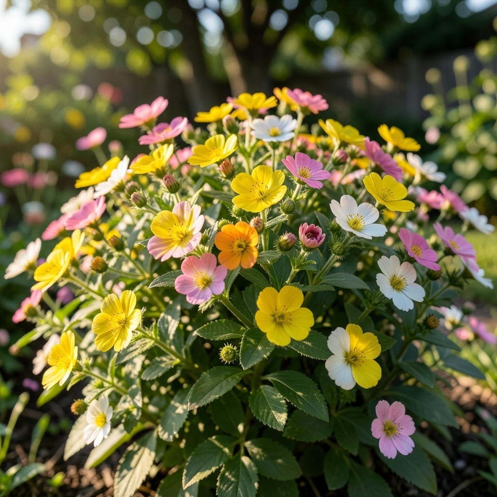 Potentilla for Continuous Blooming