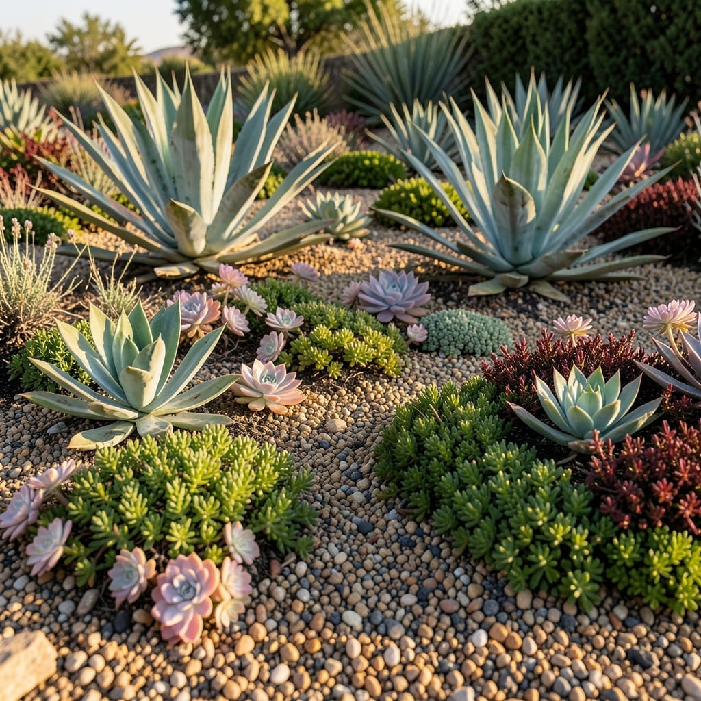 Drought-Tolerant Succulent Garden