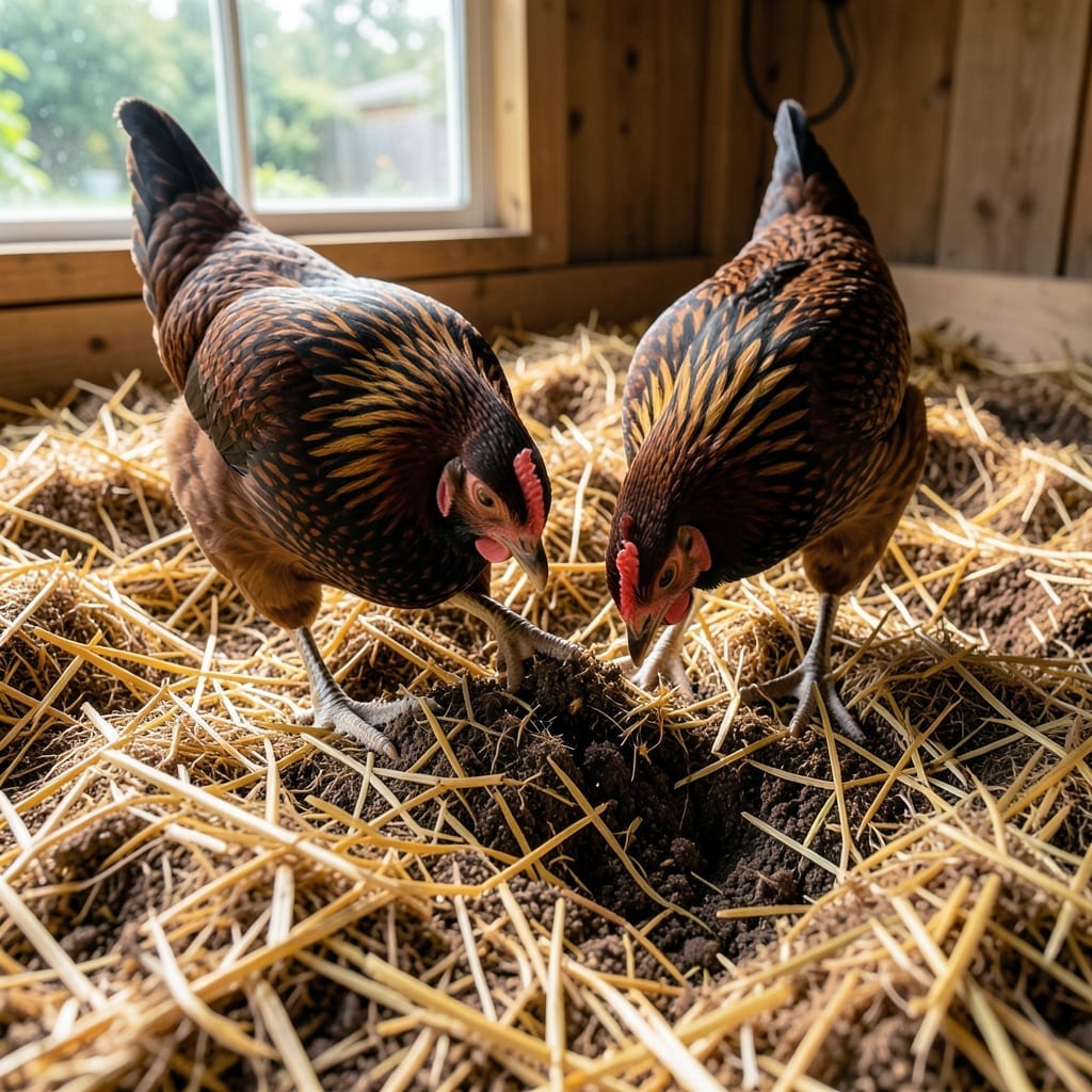 Barnevelder for Deep Litter Pest Control