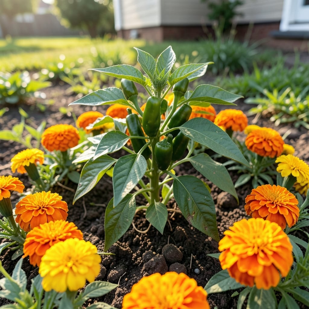 Marigolds as Natural Pest Deterrents
