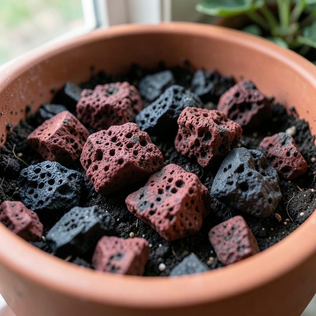 Lava Rock for Long-Term Drainage