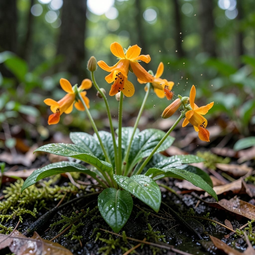 Jewelweed Touch-Activated Dispersal