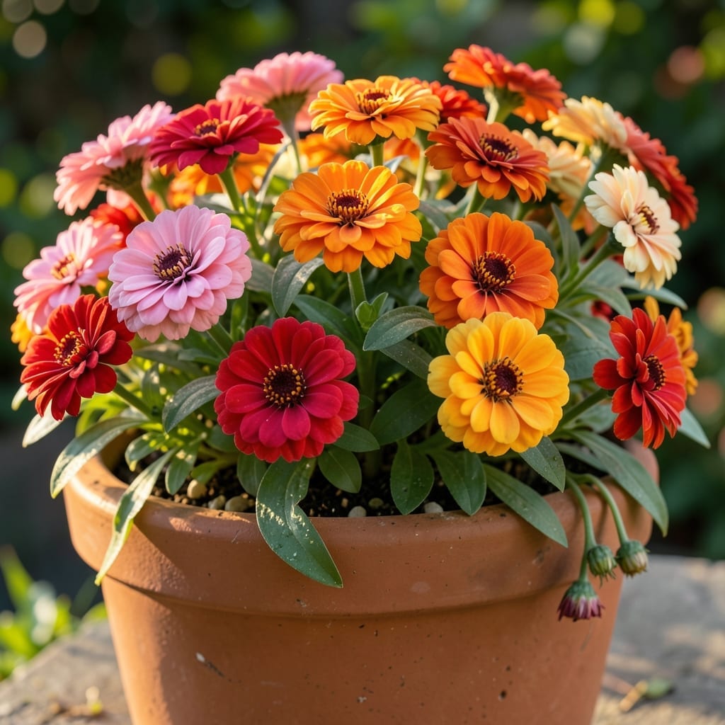 Zinnia for Cut Flower Pots