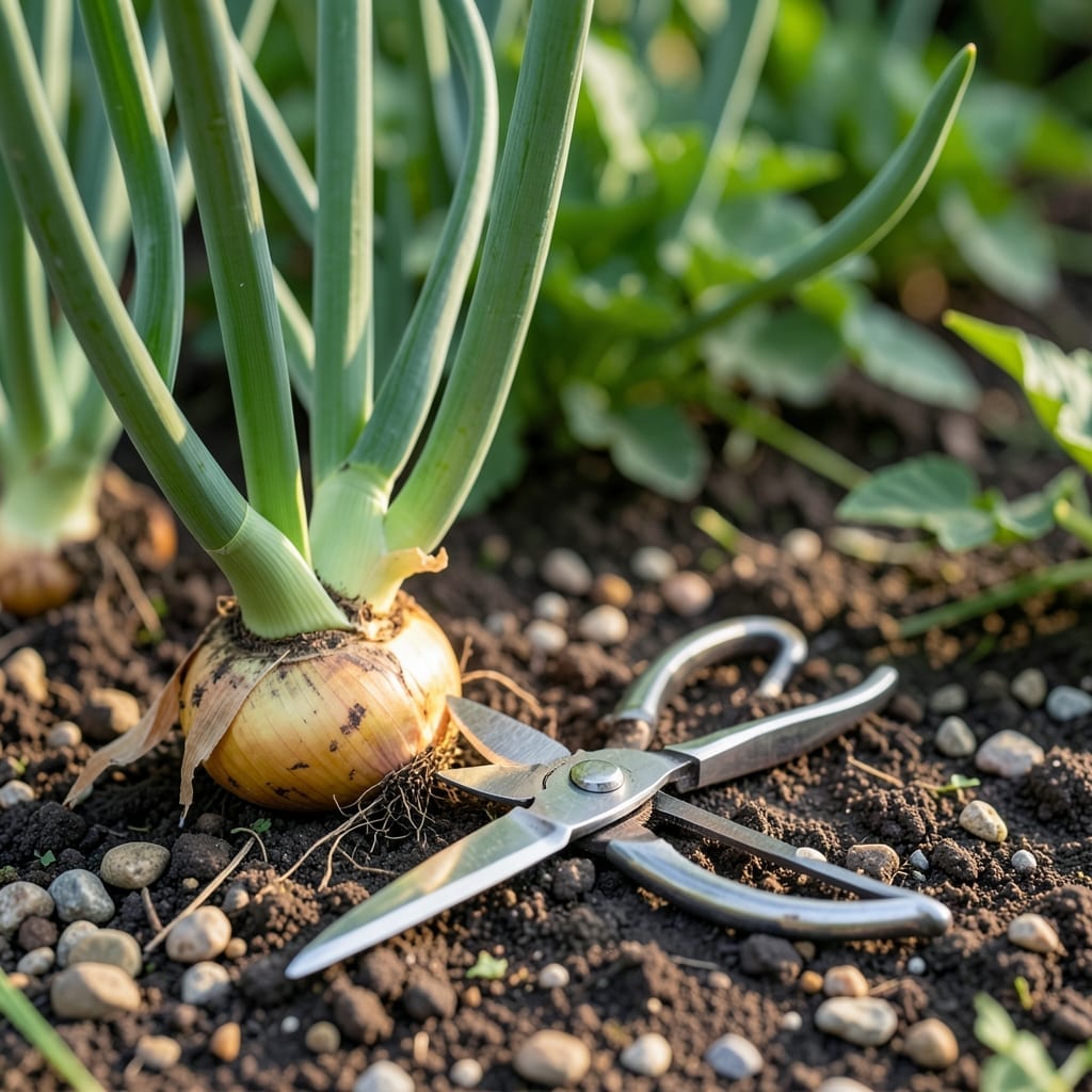 How Long Do You Trim Onions While Growing: Timing for Bigger Bulbs