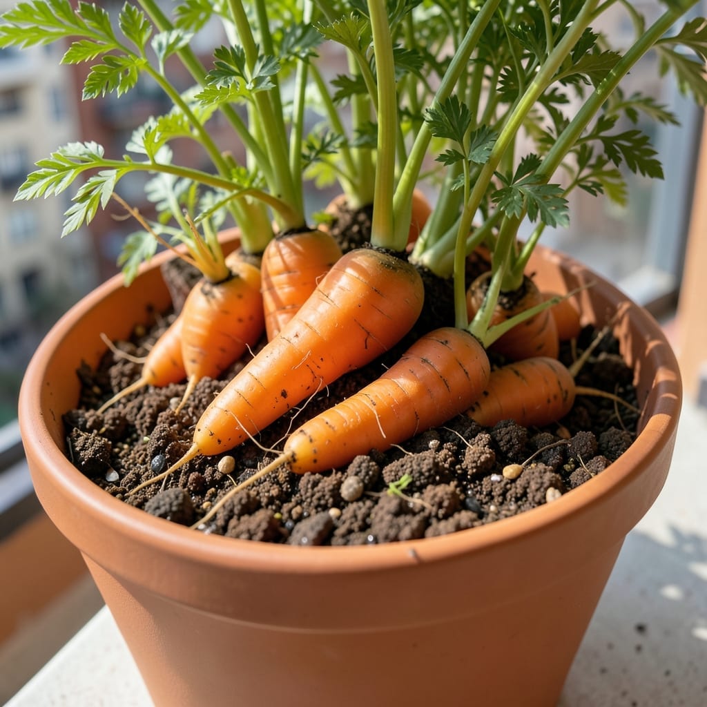 Dwarf Carrots for Deep Pots