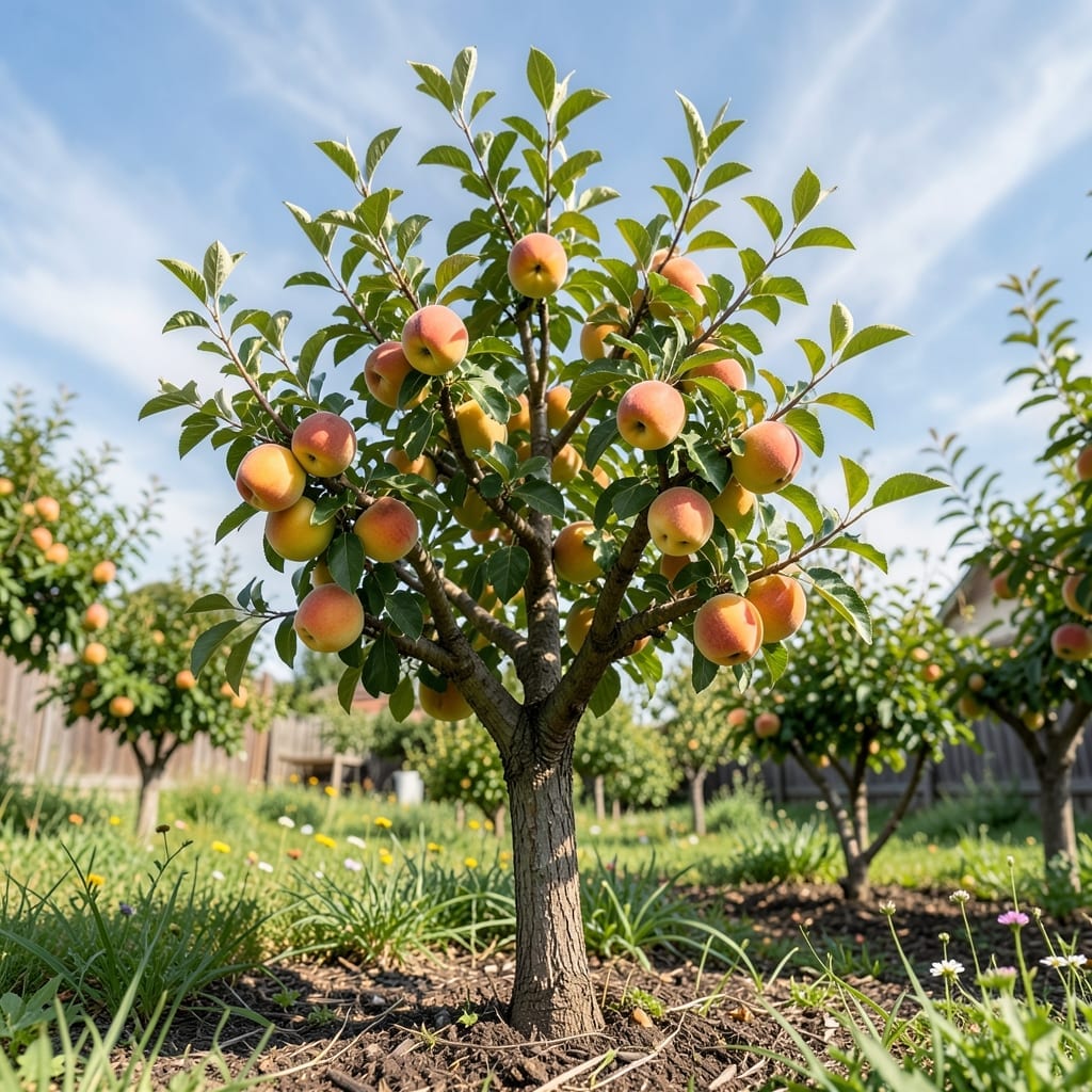 Genetic Dwarf Peach Tree
