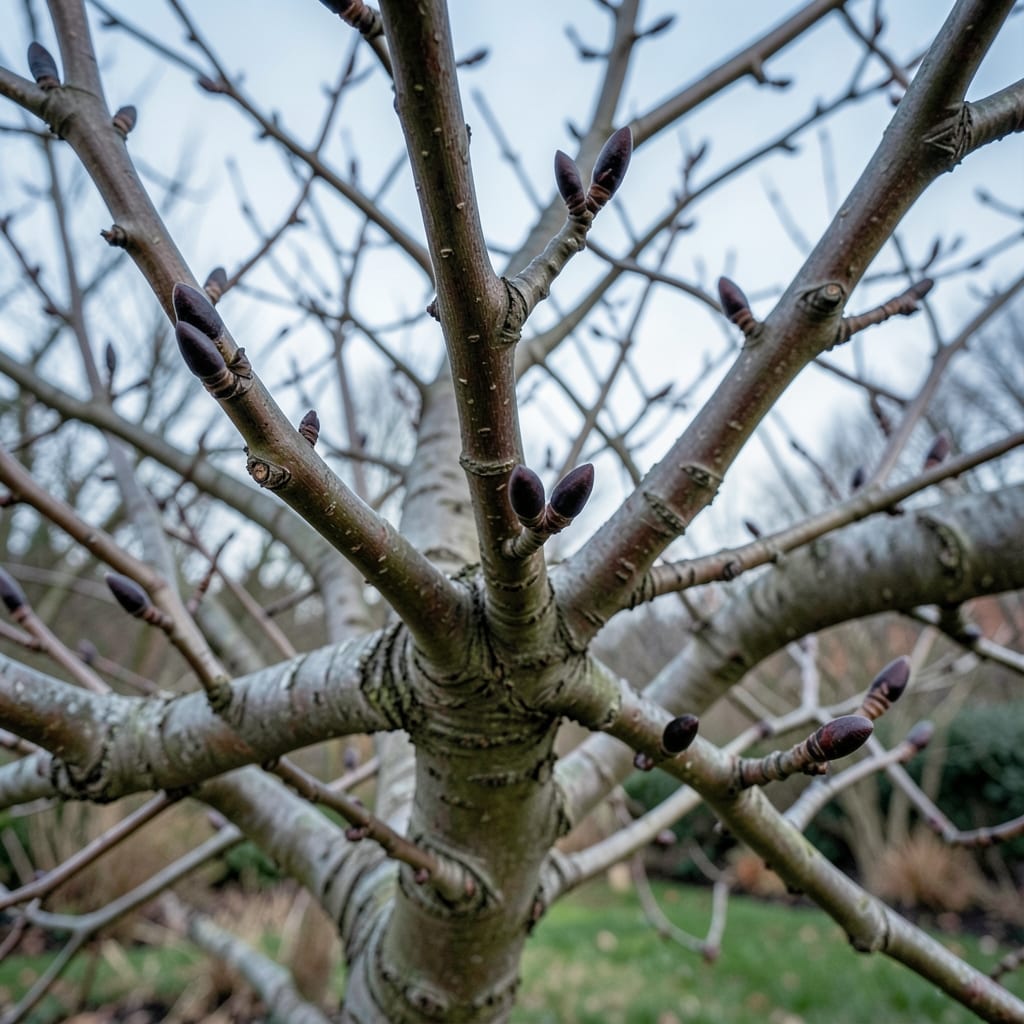 Dormant Fruit Buds in Winter