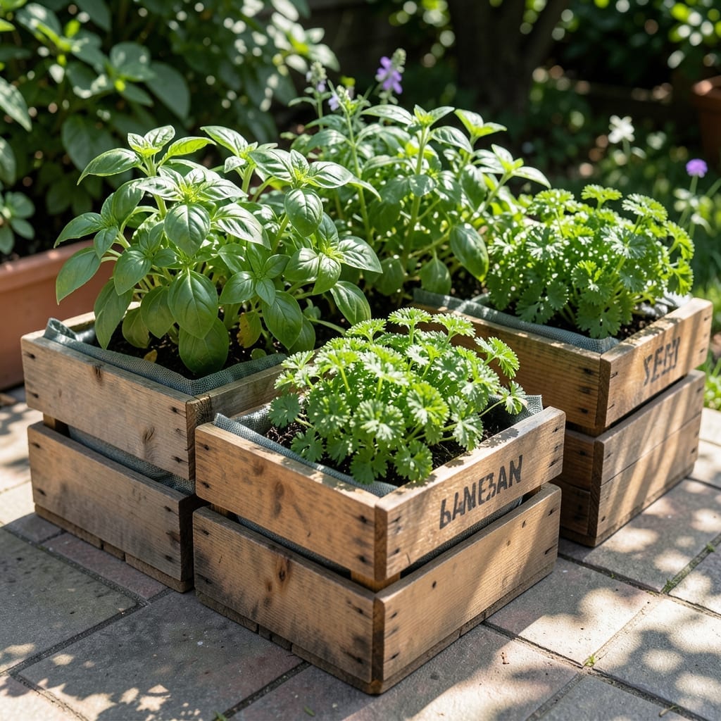 Repurposed Wooden Crates