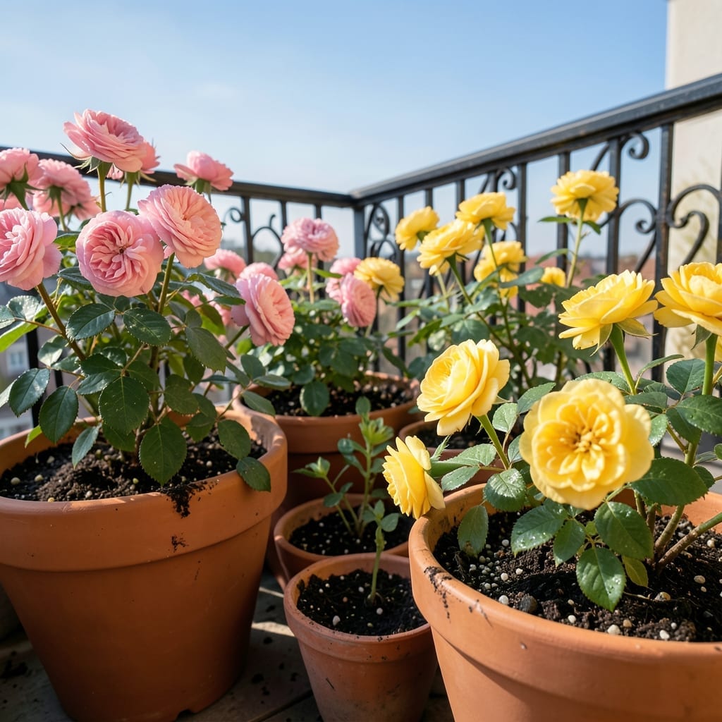 Container Rose Garden