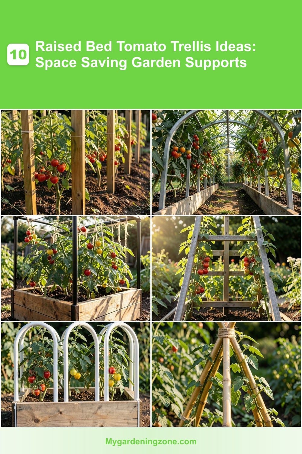 10 Raised Bed Tomato Trellis Ideas: Space Saving Garden Supports