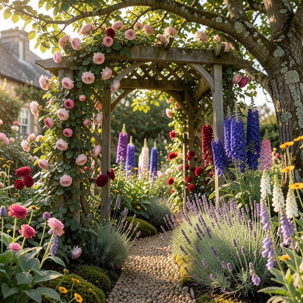 Classic English Cottage Garden