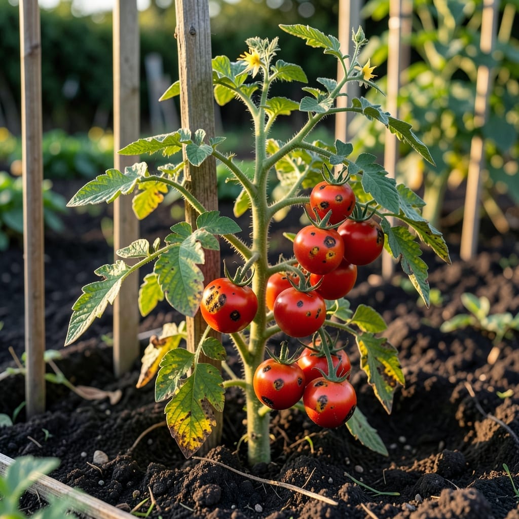 Spots on Tomatoes: Visual Guide to Early Identification and Organic Cure