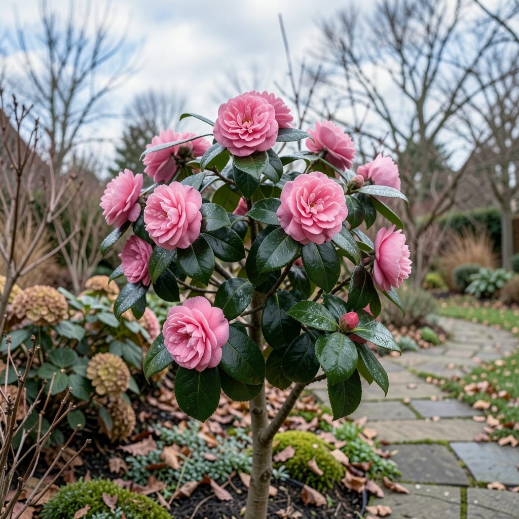 Dwarf Pink Camellia