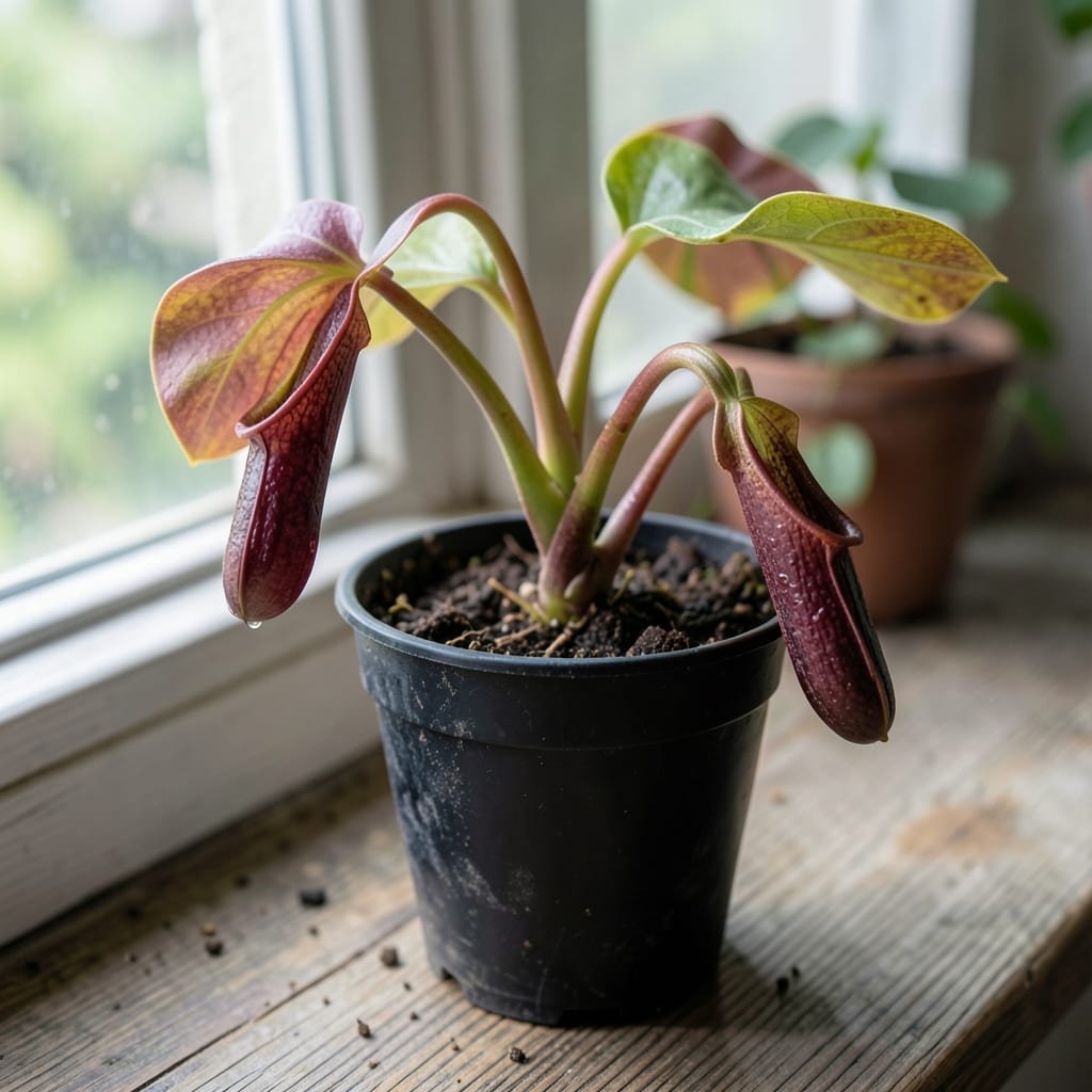 Overwatered Pitcher Plant: Reviving Drooping Leaves and Root Health Overwatered Pitcher Plant: Reviving Drooping Leaves and Root Health