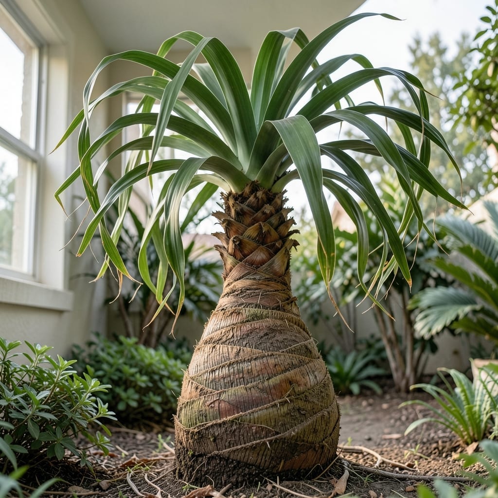 Ponytail Palm with Braided Trunk
