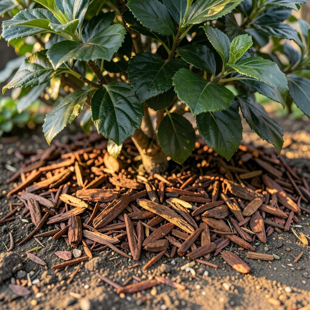 Mulching for Moisture Retention