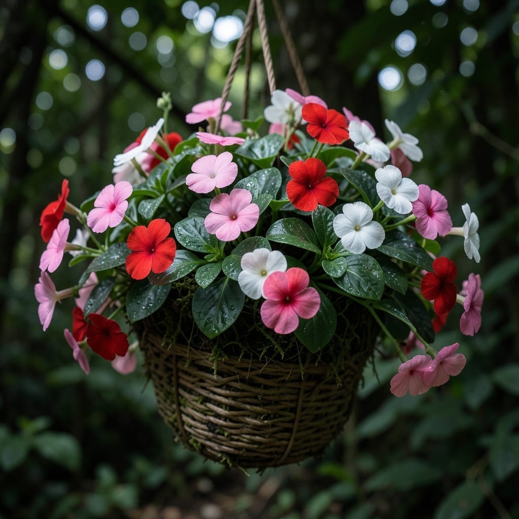 Impatiens Walleria for Bright Color