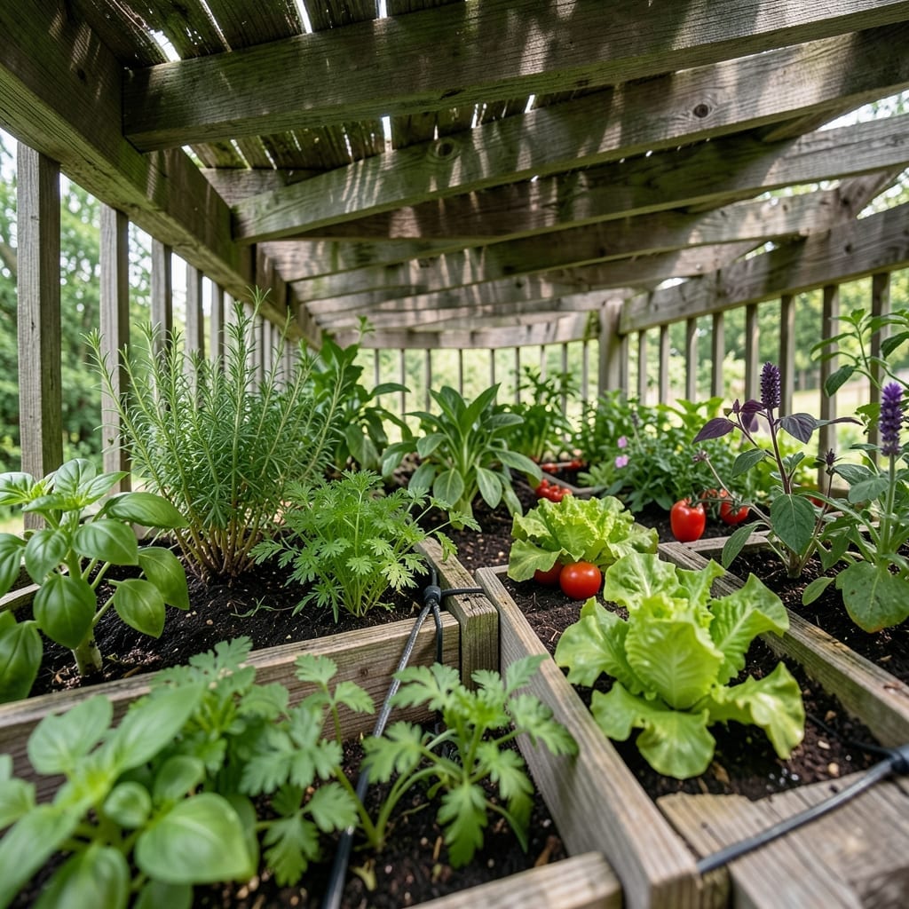 Raised Herb and Vegetable Planters