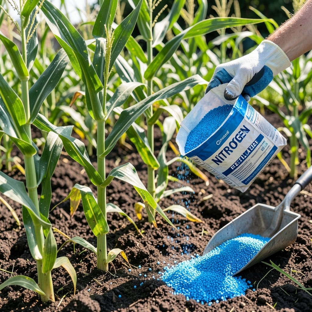 Nitrogen Fertilizer for Sweet Corn: Timing and Application Tips