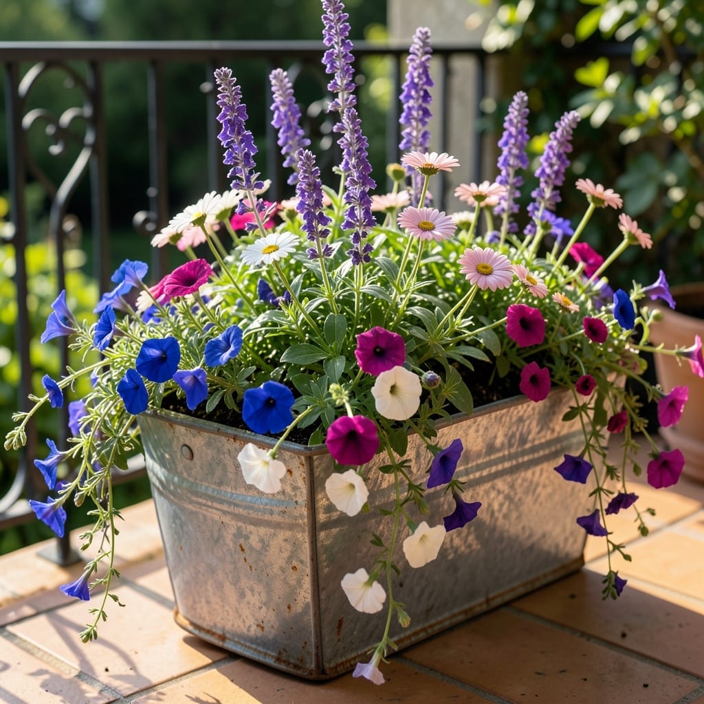 Flowering Cottage Garden Trough