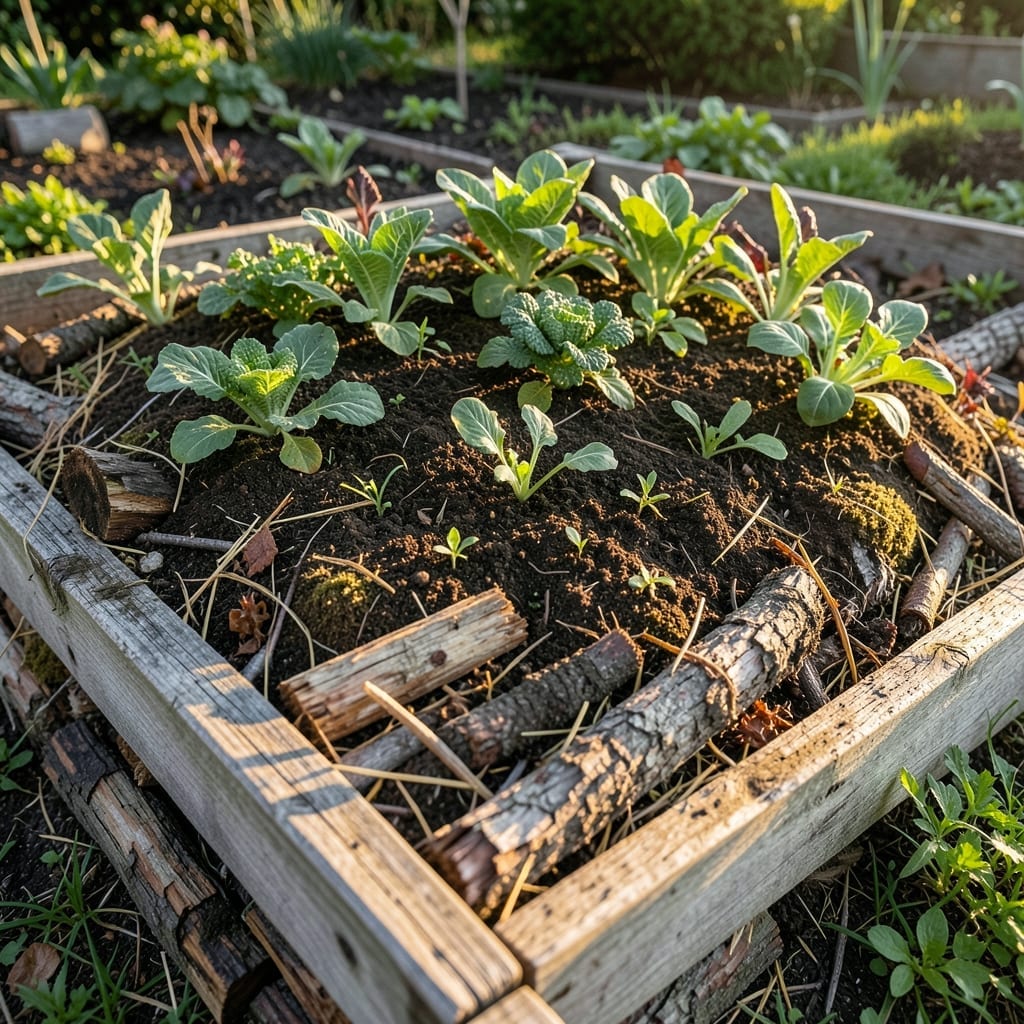 Hugelkultur Raised Bed