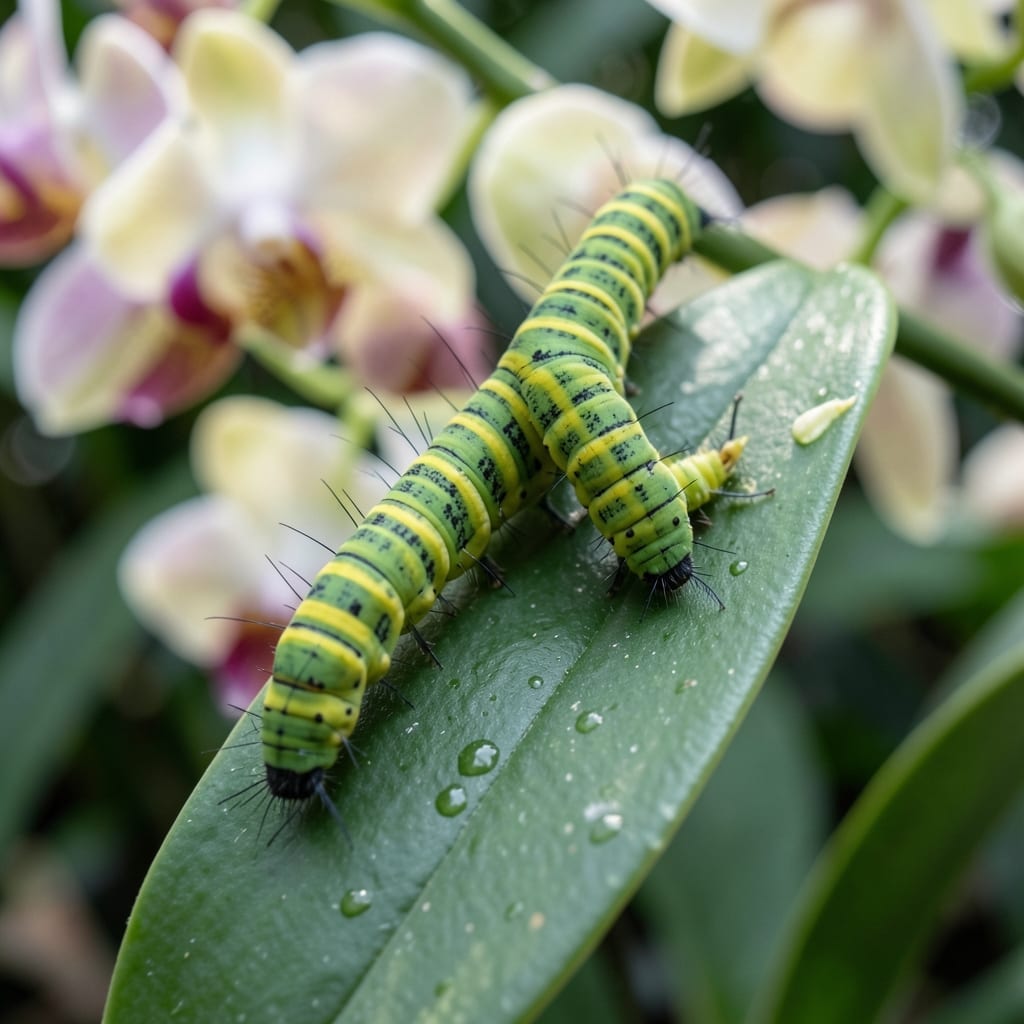 Caterpillars on Orchids: Identify Pests and Organic Removal Methods Caterpillars on Orchids: Identify Pests and Organic Removal Methods